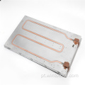 Placa de resfriamento de tubo de cobre de alumínio personalizado
